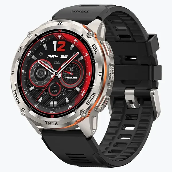 Kospet Tank T3 Ultra 2 Smart Watch for Men, Silver - T3 ULTRA 2